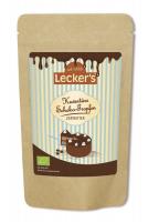 Глазурь органические шоколадные капли темный шоколад Lecker’s, Германия, 100 г