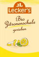 Цедра лимона тертая натуральная органическая Lecker’s, Германия, 15 г