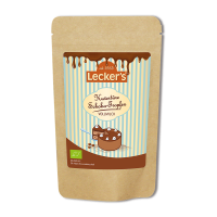 Глазурь органические шоколадные капли молочный шоколад Lecker’s,  Германия, 100 г